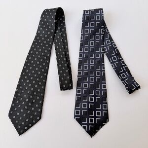 Set Of Two Mens Kailong Brand Silk Neckties​